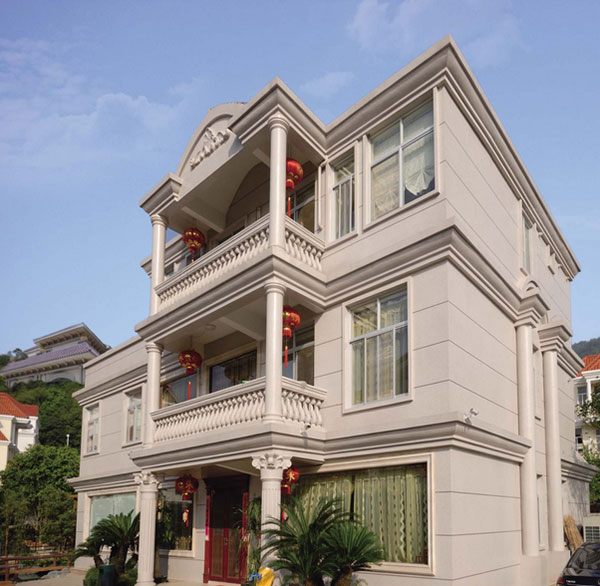 Imitation stone paint project